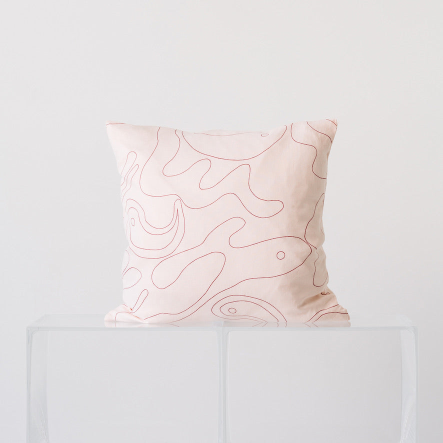 Tidal Lines | Square Cushion, Alfie Home, NZ